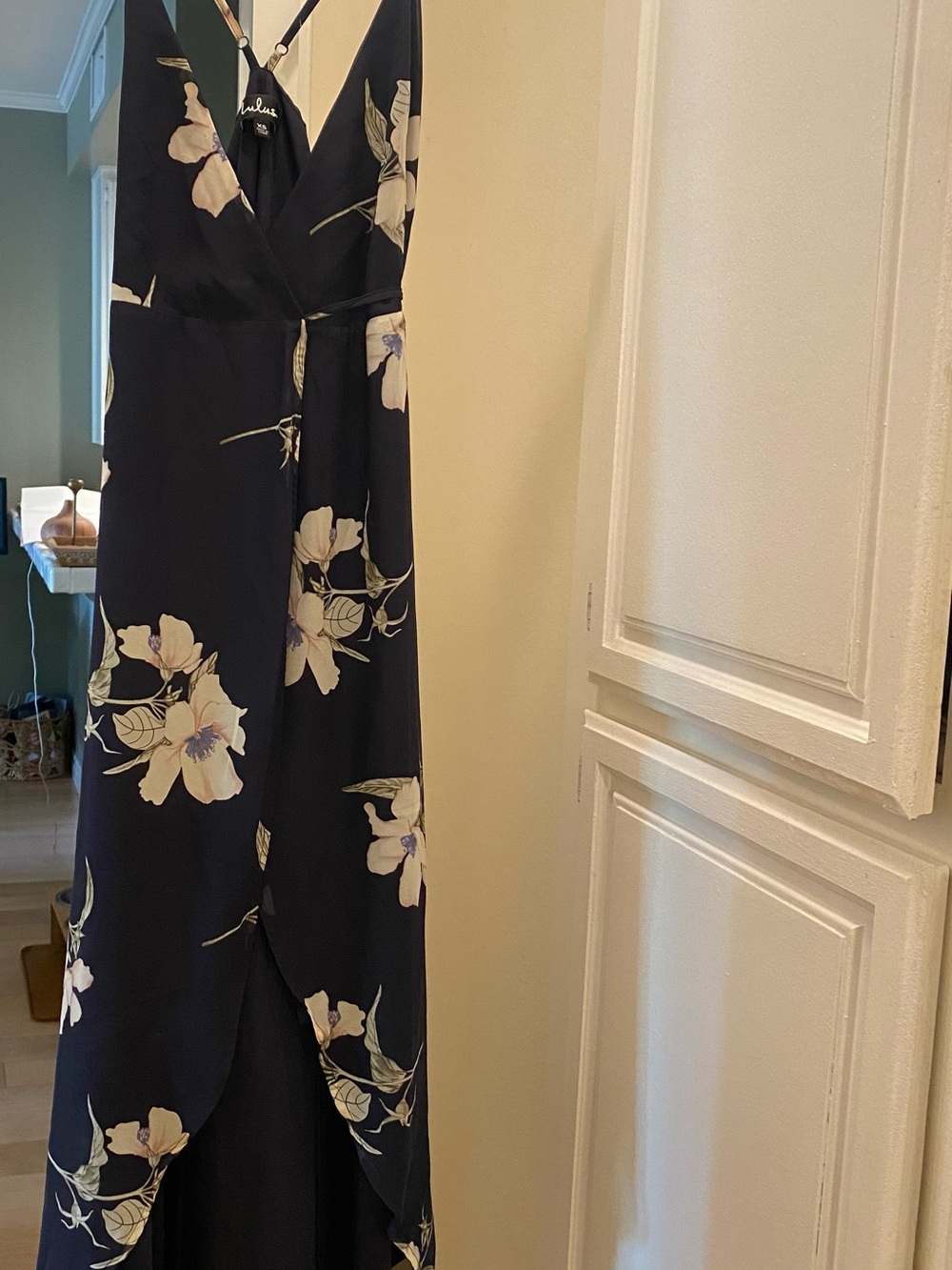 Navy Floral Lulu’s Wrap Dress